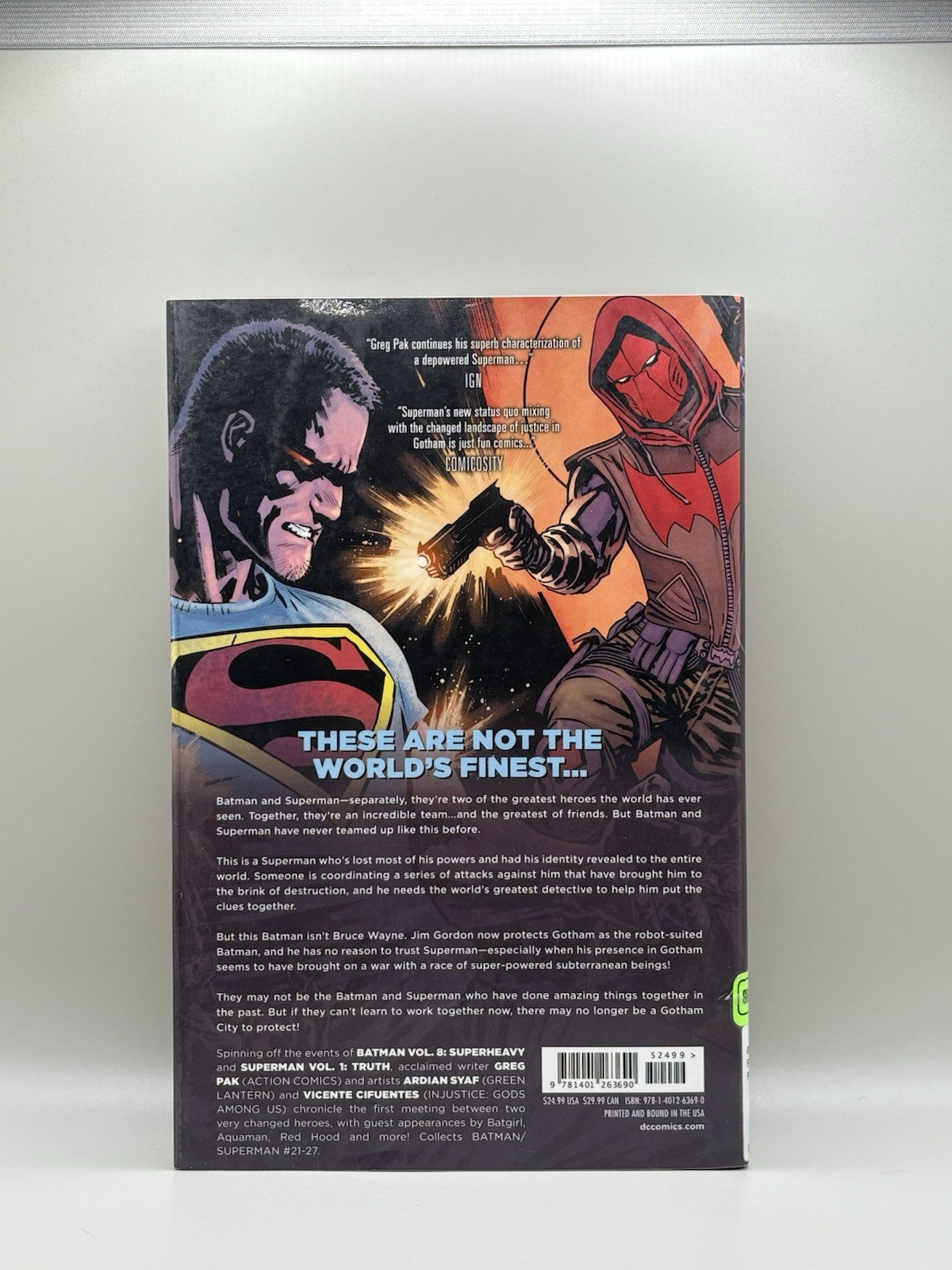 Batman/Superman Volume 5: Truth Hurts (2016) Greg Pak DC Hardcover Graphic Novel