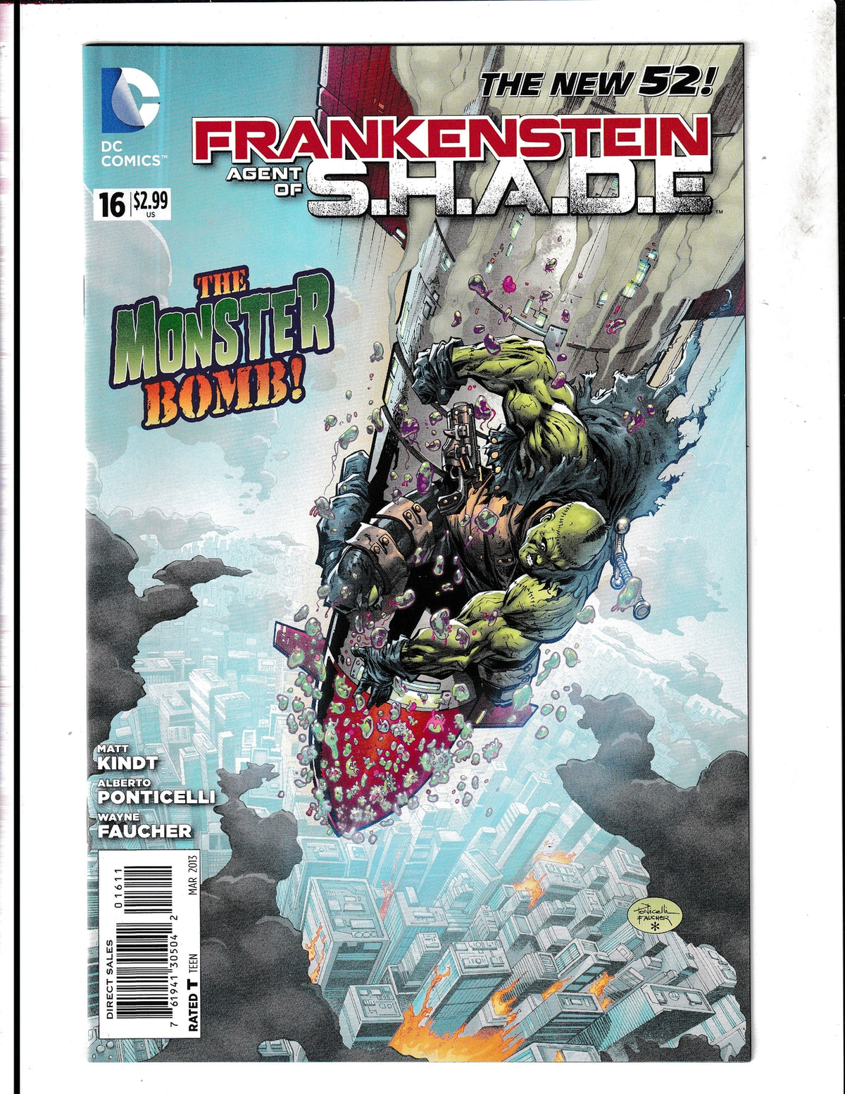 Frankenstein: Agent of S.H.A.D.E. #16 (2013) Higher Grade DC Comics