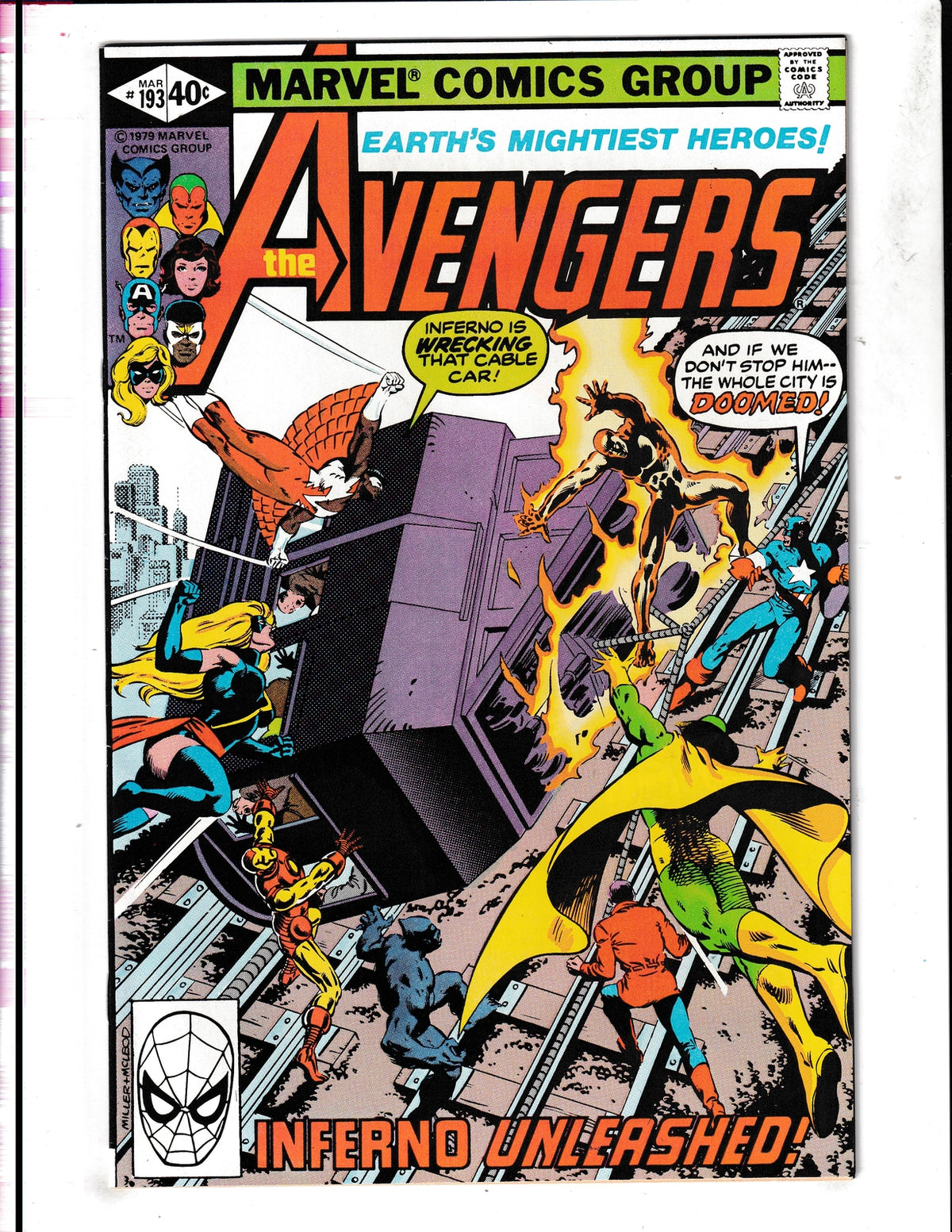 Avengers #193 (1980) Marvel Comics