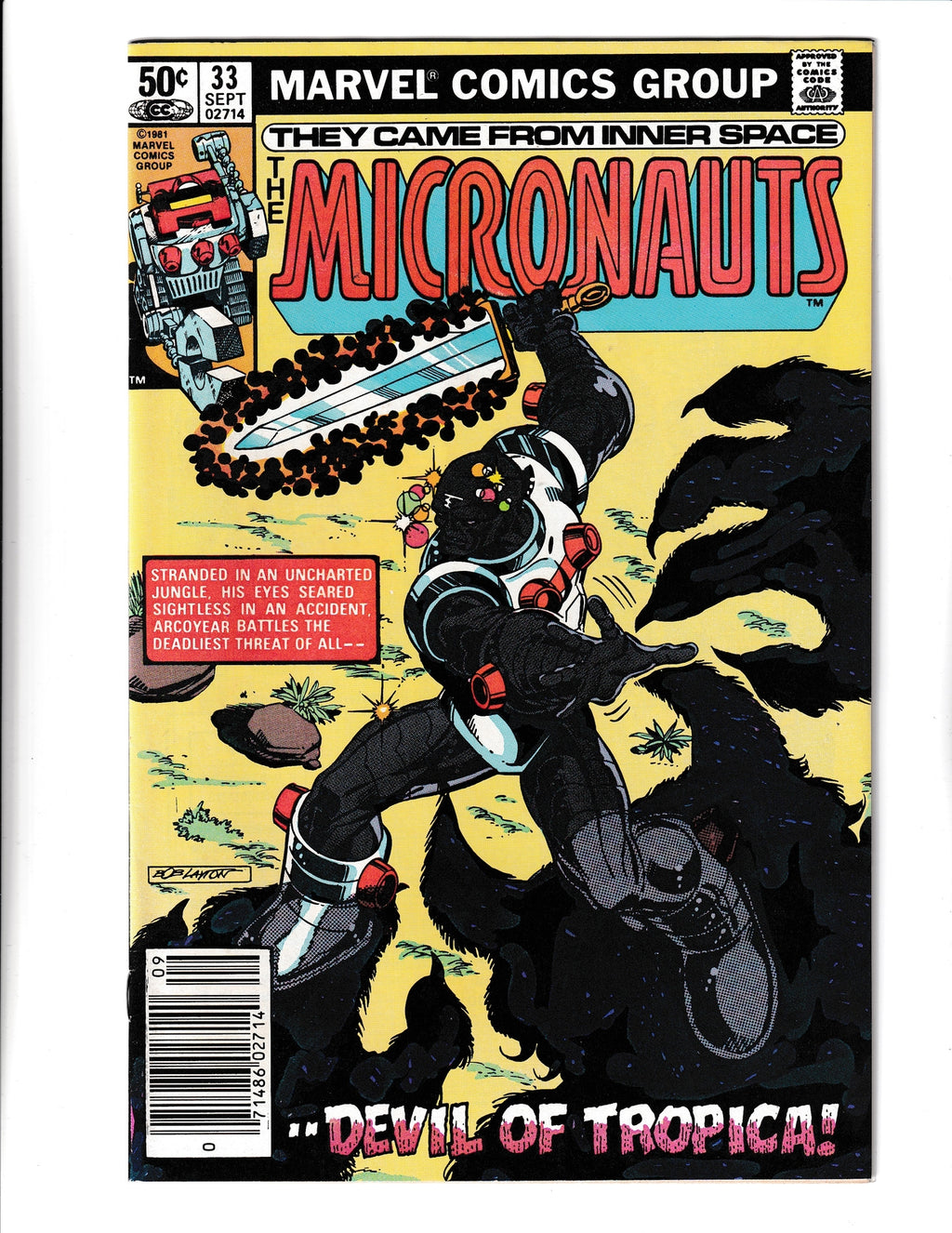 Micronauts #33 (1981)Marvel Comics