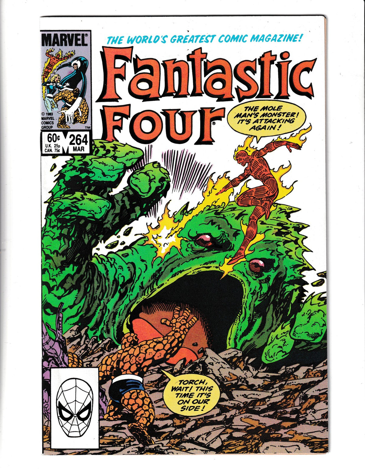 Fantastic Four #264 (1984) #1 Homage Marvel Comics