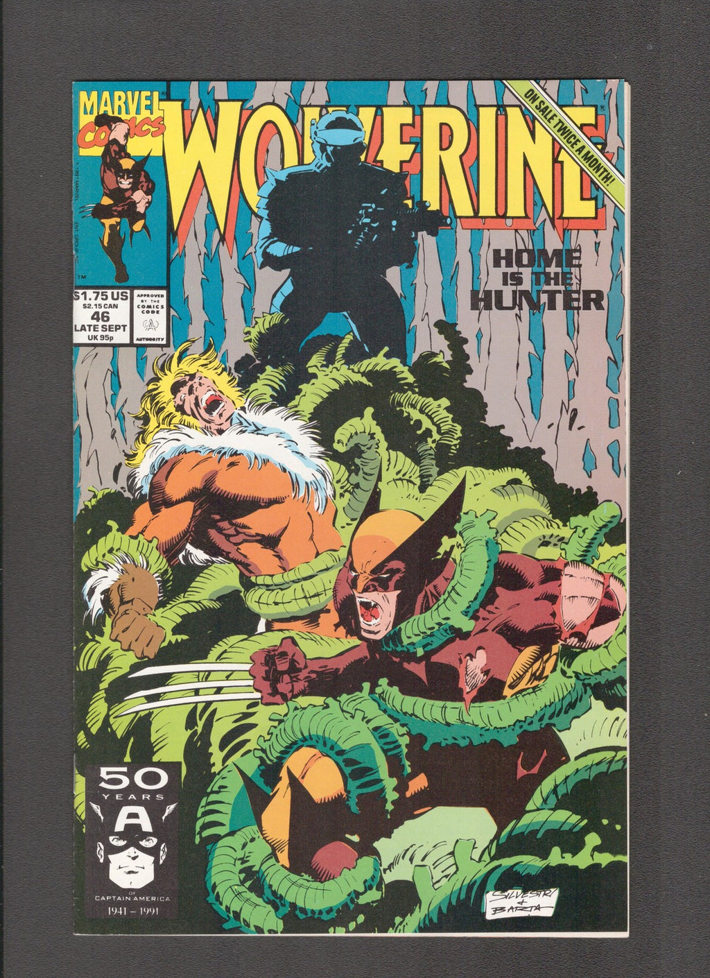 Wolverine #46 (1991) Larry Hama, Andy Kubert Marvel Comics