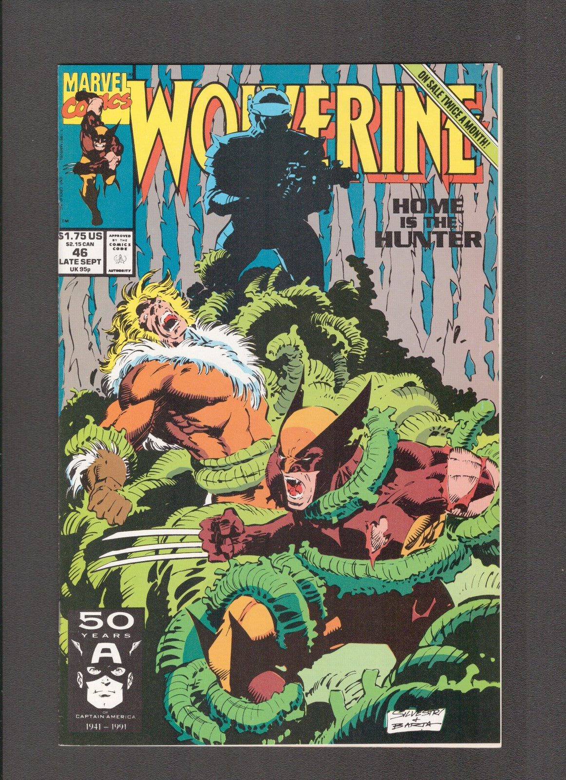 Wolverine #46 (1991) Larry Hama, Andy Kubert Marvel Comics