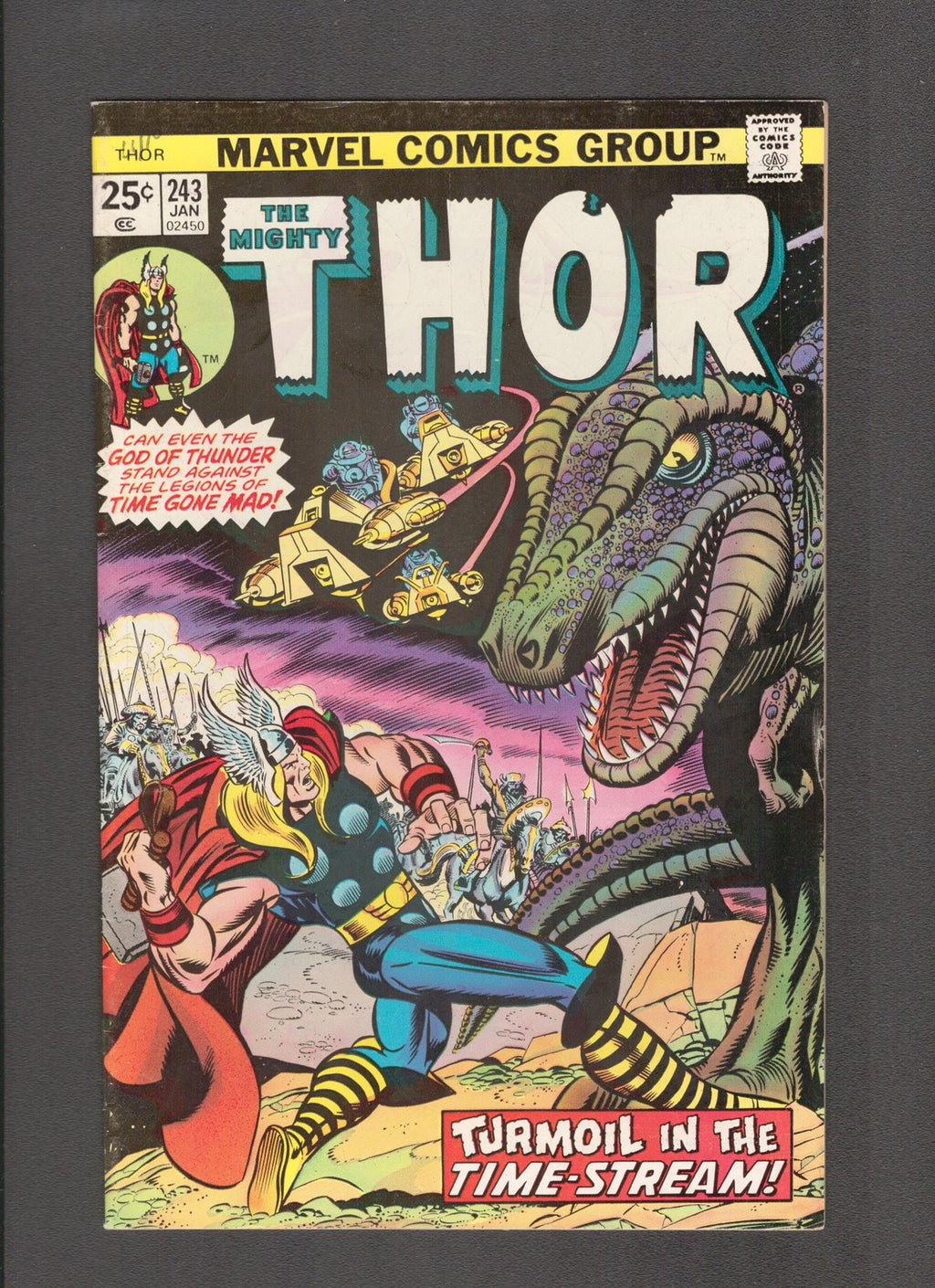 Thor #243 (1976) MVS Stamp Series B #07 Thor Marvel Comics