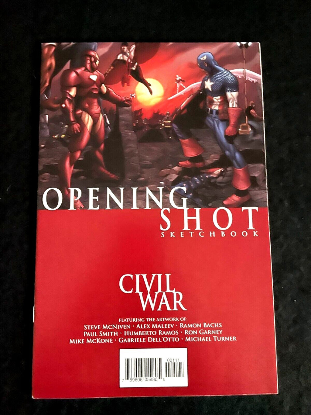 Civil War Opening Shot Sketchbook 2006 -