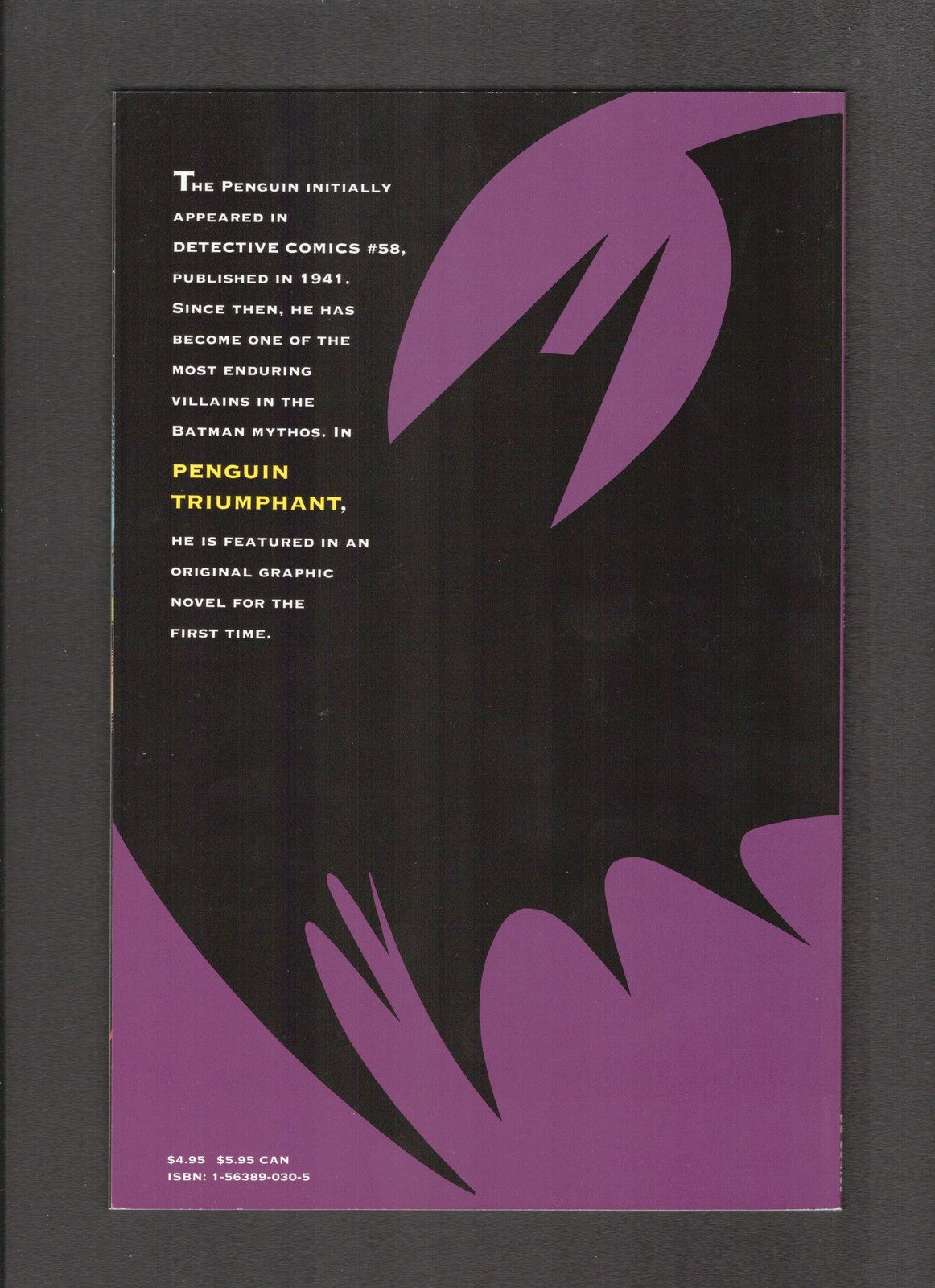 Batman: Penguin Triumphant #1 (1992) Prestige Format DC Comics