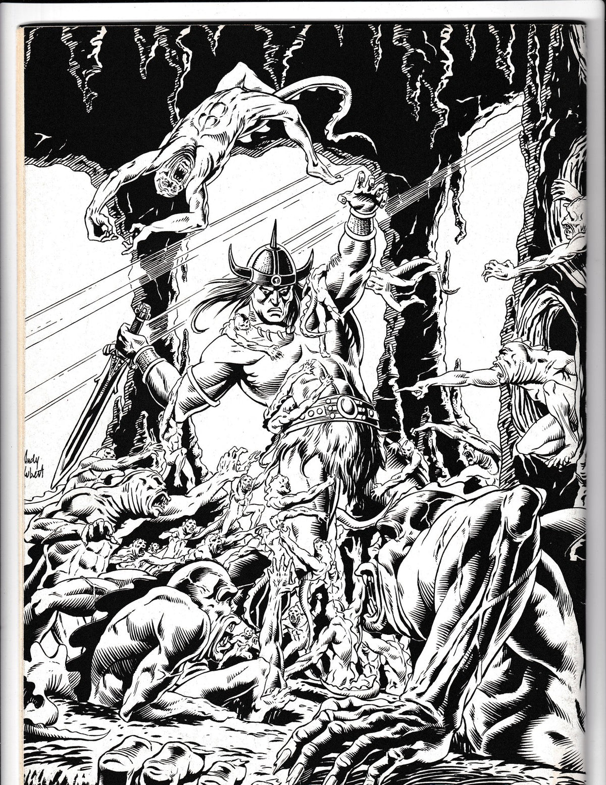 Savage Sword of Conan #124 (1986) Michael Golden Marvel Comics