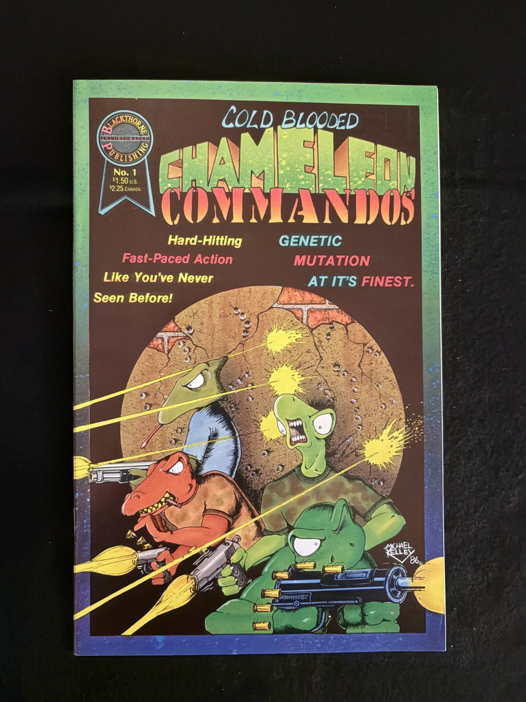 Cold Blooded Chameleon Commandos - Complete Set of 5 #1-5 (1986/87) Blackthorne