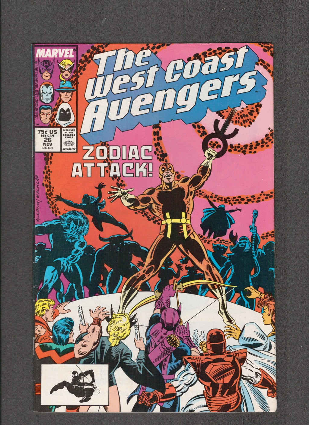 West Coast Avengers #26 (1987) Al Milgrom Marvel Comics