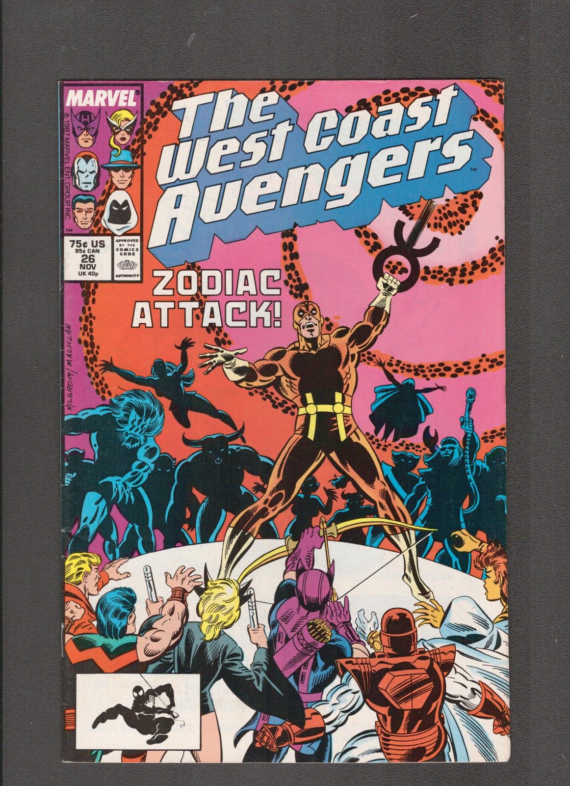 West Coast Avengers #26 (1987) Al Milgrom Marvel Comics