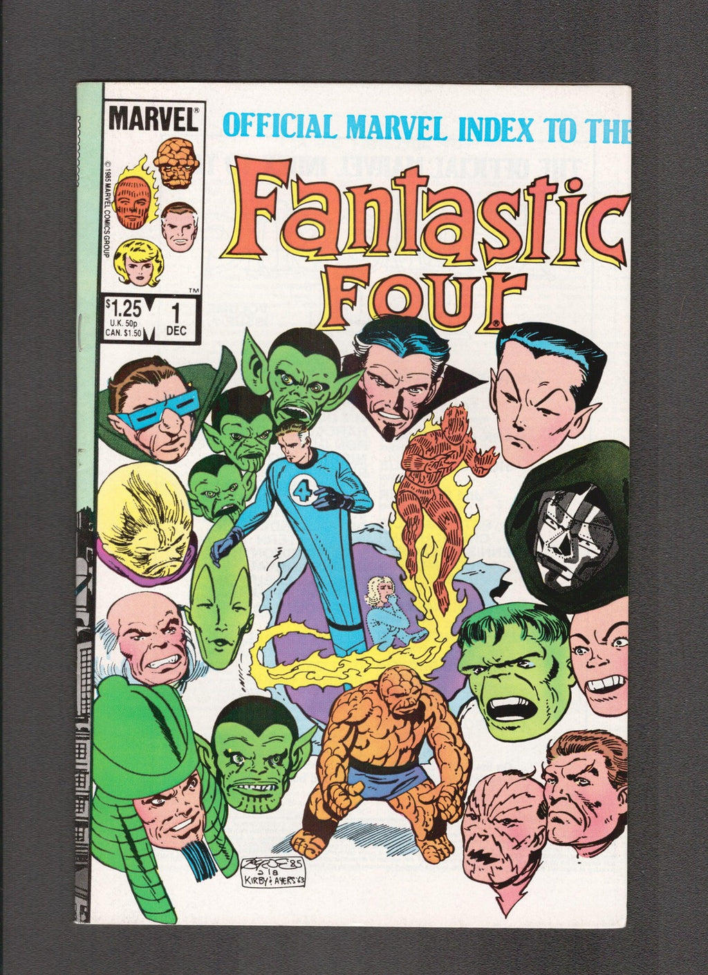 Official Marvel Index to the Fantastic Four #1 (1985) Marvel Comics