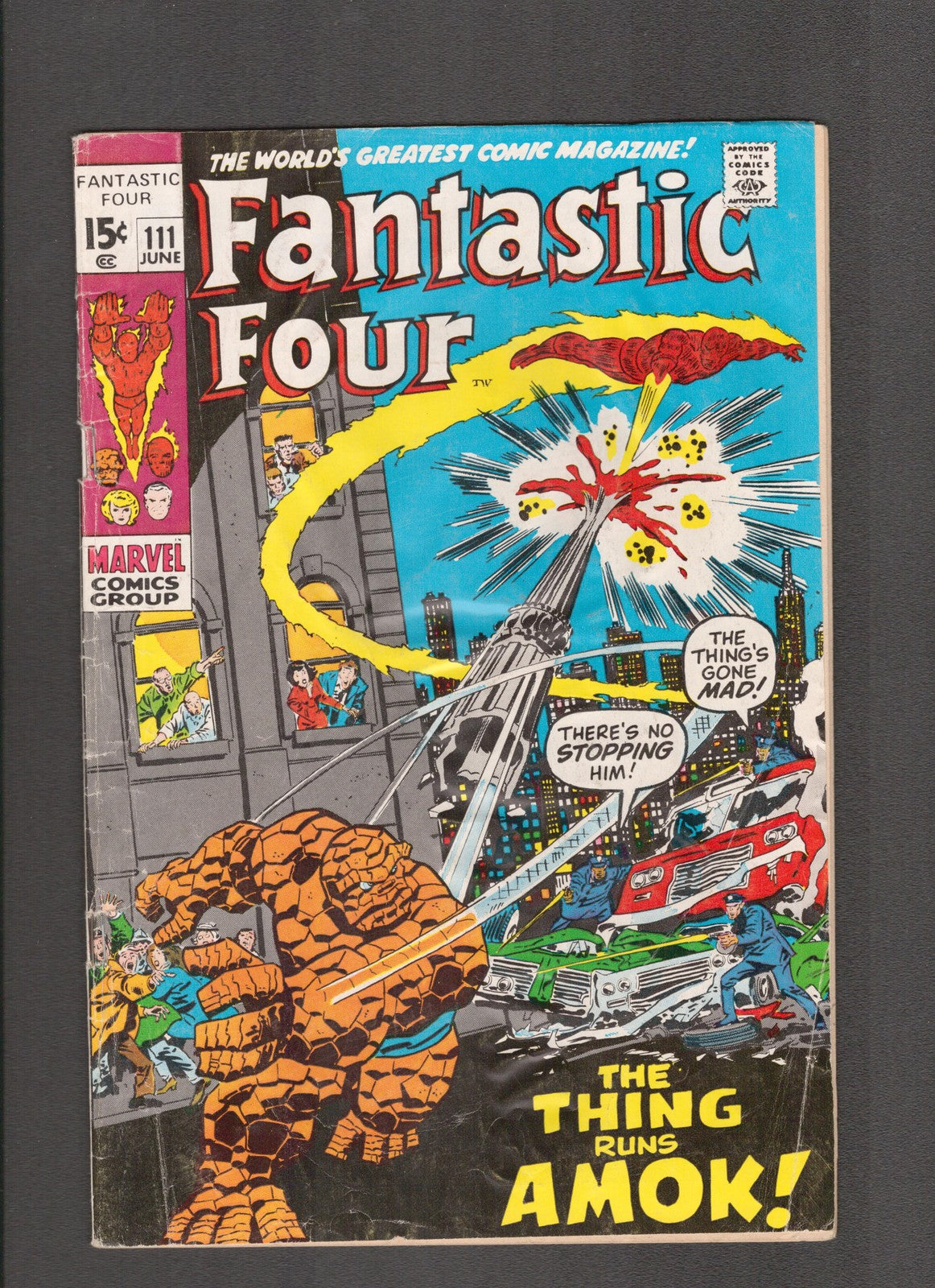 Fantastic Four #111 (1971) John Buscema, Stan Lee Marvel Comics