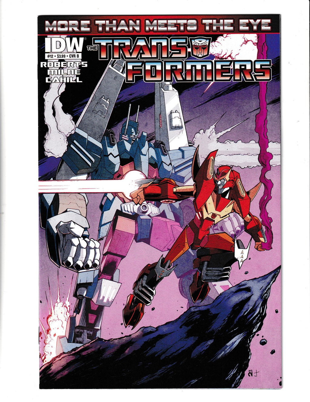 Transformers More Than Meets the Eye #12b (2012) Cover B IDW Comics