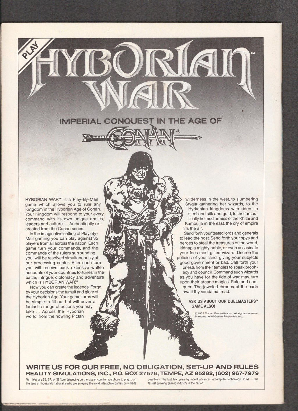 Conan Saga #71 (1993) Earl Norem Marvel Comics