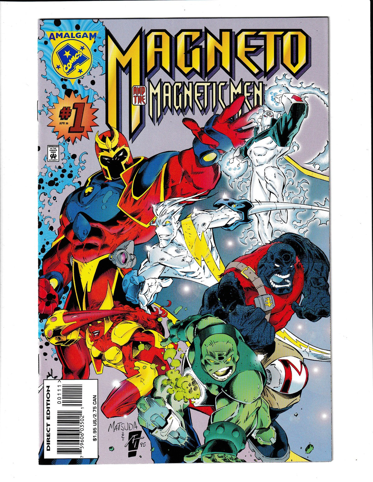 Magneto and the Magnetic Man #1 (1996) Amalgam Comics