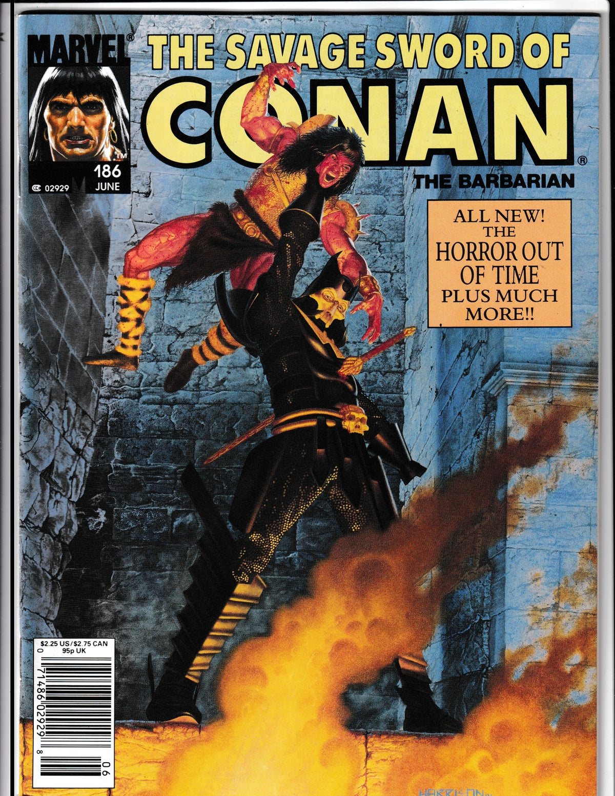 Savage Sword of Conan #186 (1991) Marvel Comics