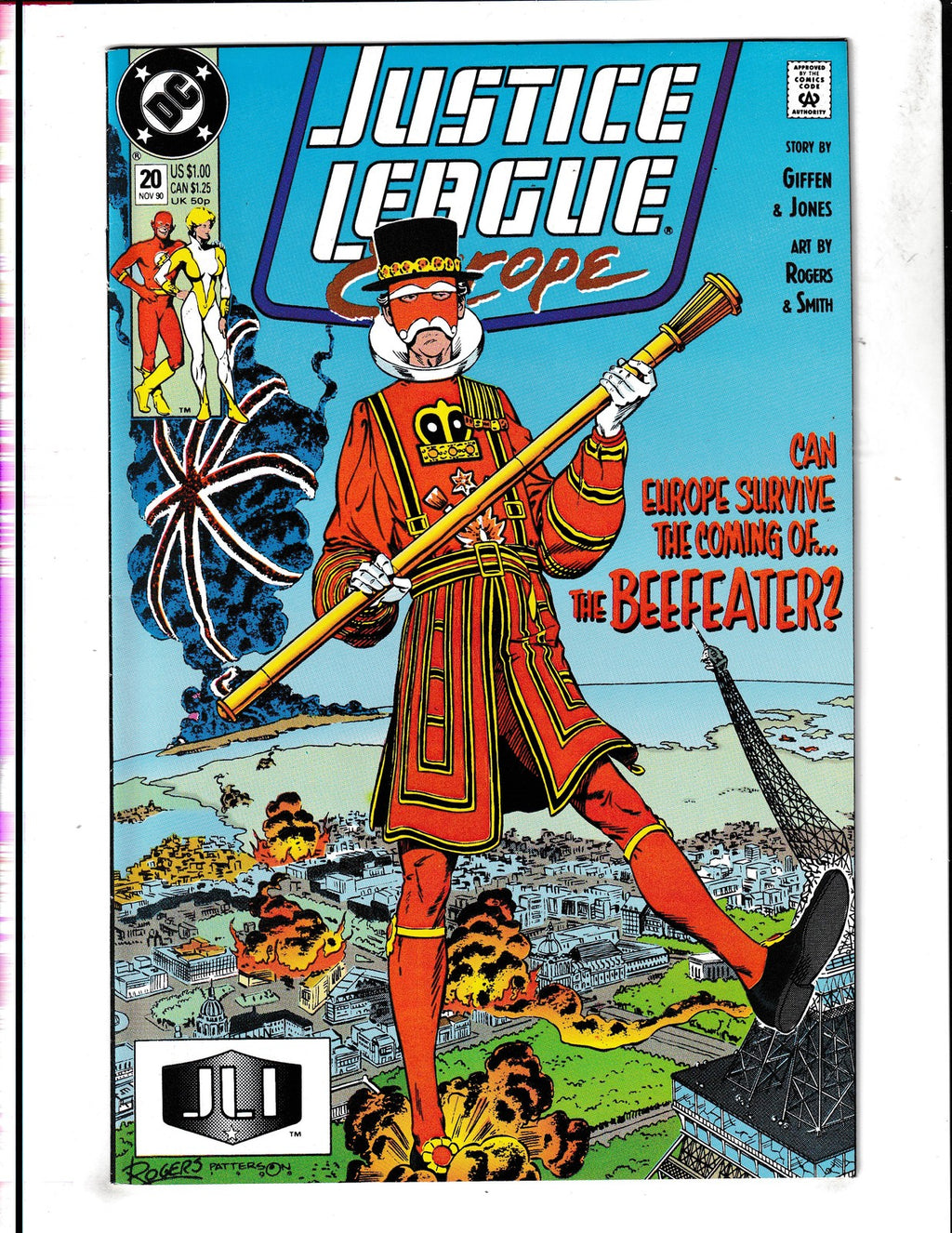 Justice League Europe #20 (1990) DC Comics