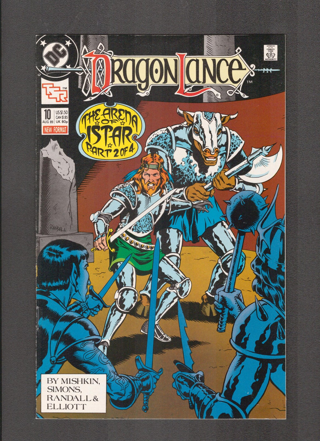 Dragon Lance #10 (1989) Higher Grade DC Comics