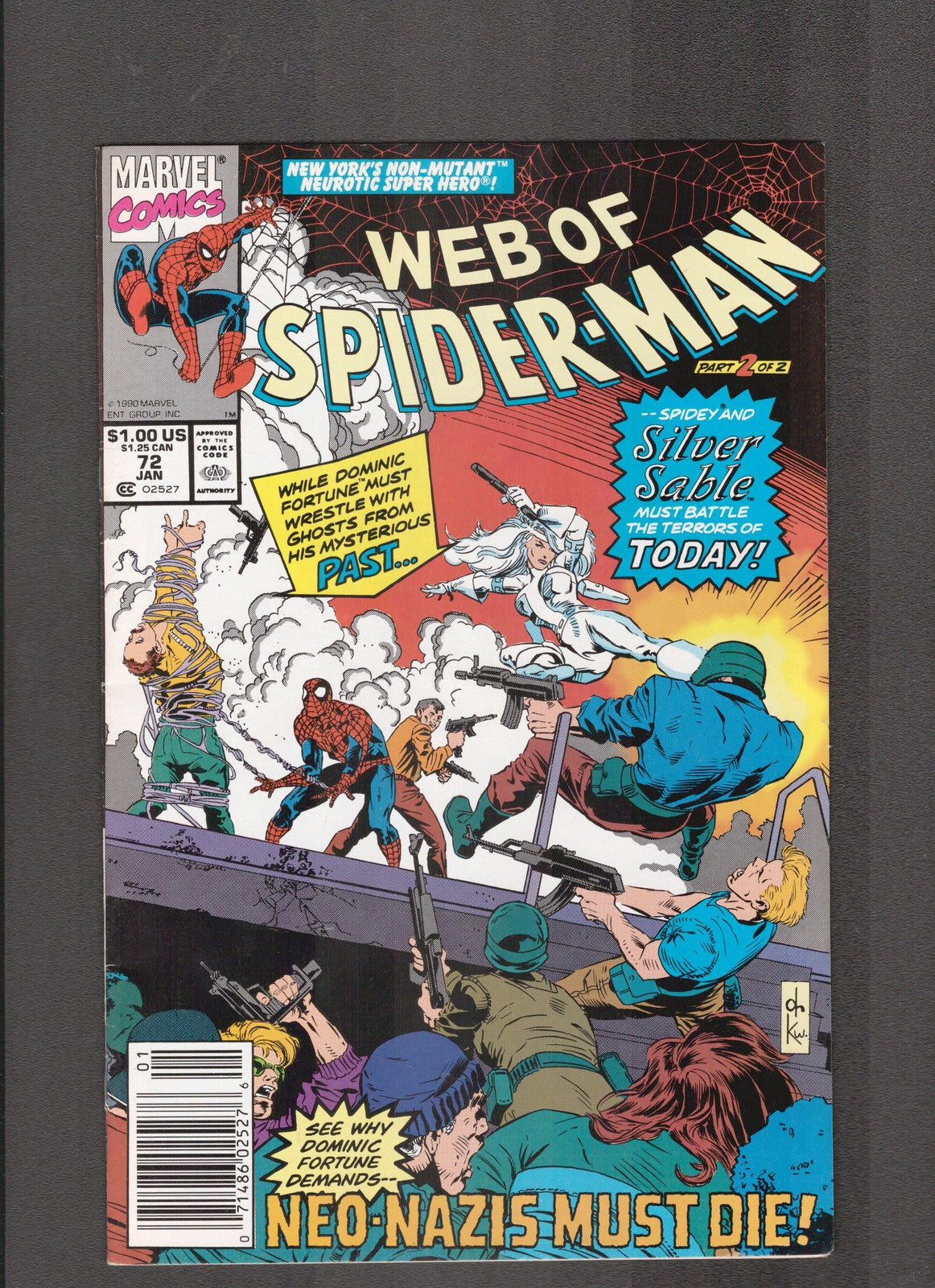 Web of Spider-Man #72 (1991) Dave Ross Marvel Comics
