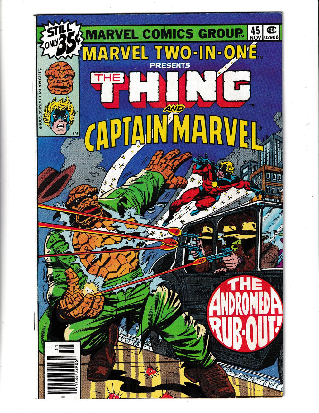 Marvel Two-In-One #45 (1978) Thing & Captain Marvel Marvel Comics