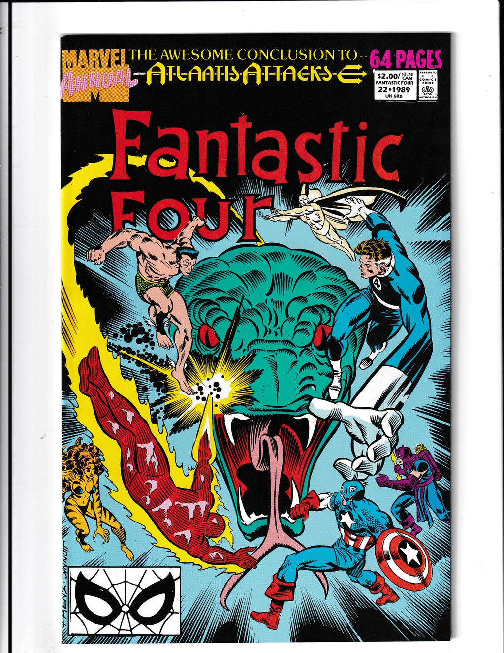 Fantastic Four Annual #22 (1989) Marvel Comics SKU:595