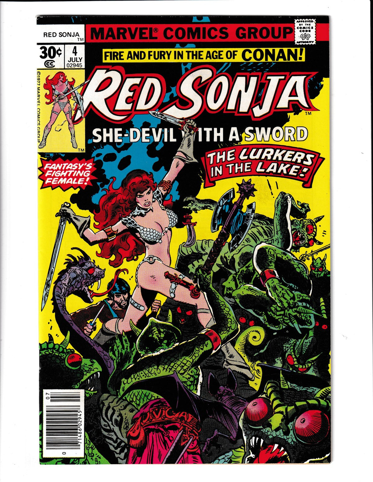 Red Sonja #4 (1977) Marvel Comics