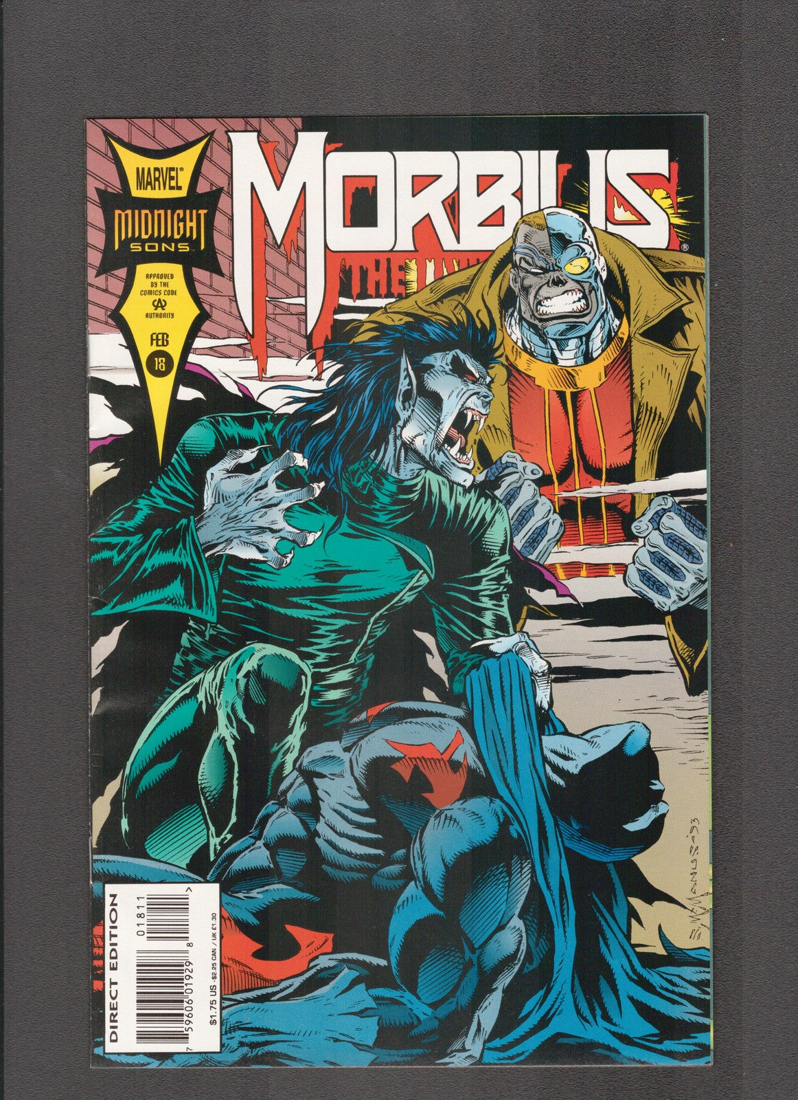 Morbius the Living Vampire #18 (1994) Shawn McManus Marvel Comics