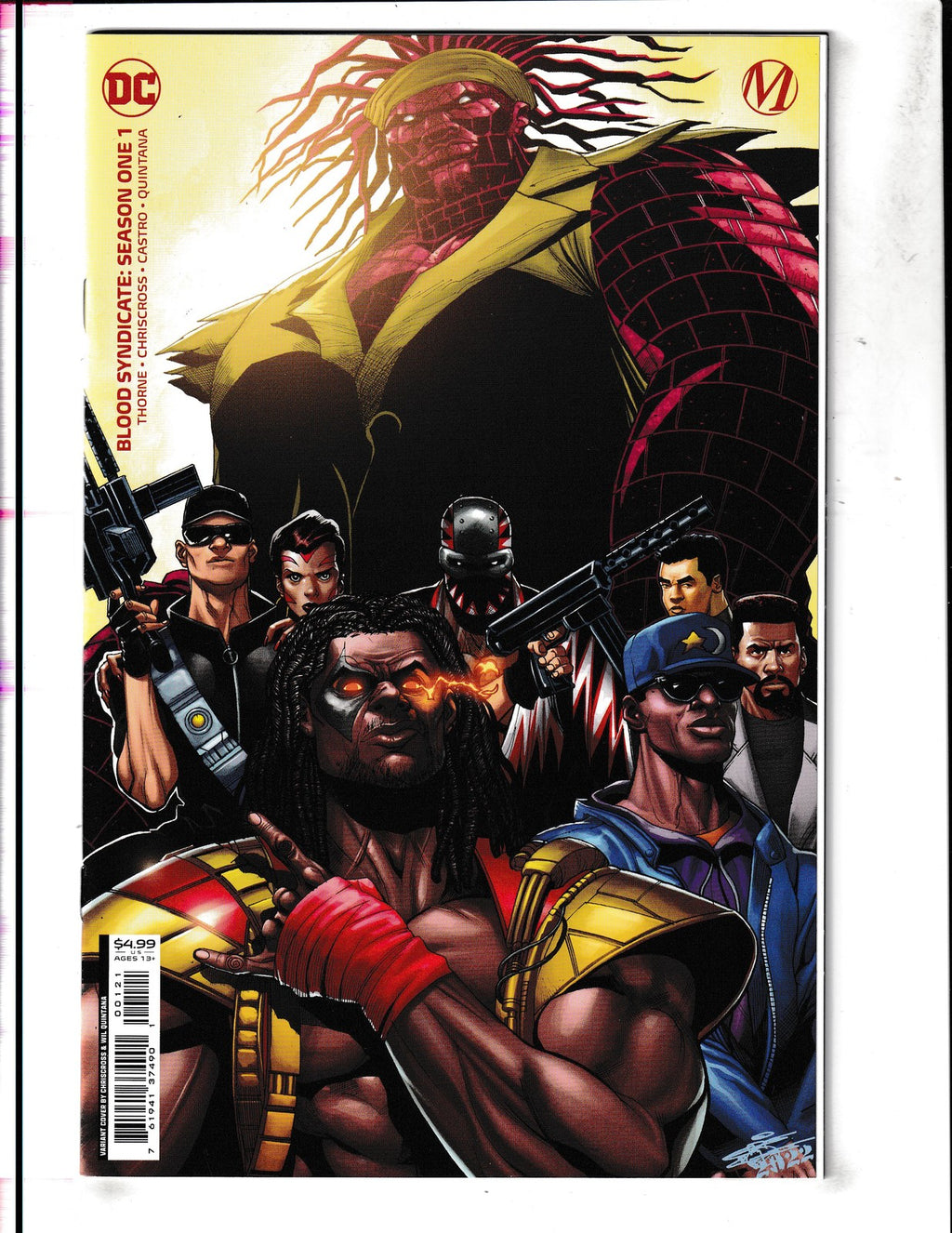 Blood Syndicate: Season One #1B (2022) Chris Cross Old School Variant DC Comics