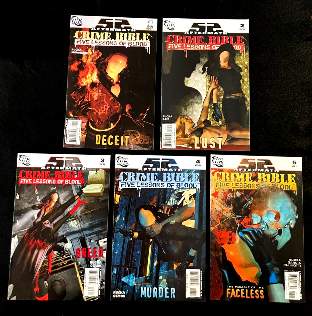 Crime Bible: Five Lessons of Blood Set of 5 #1-5 (2007/08) DC Comics