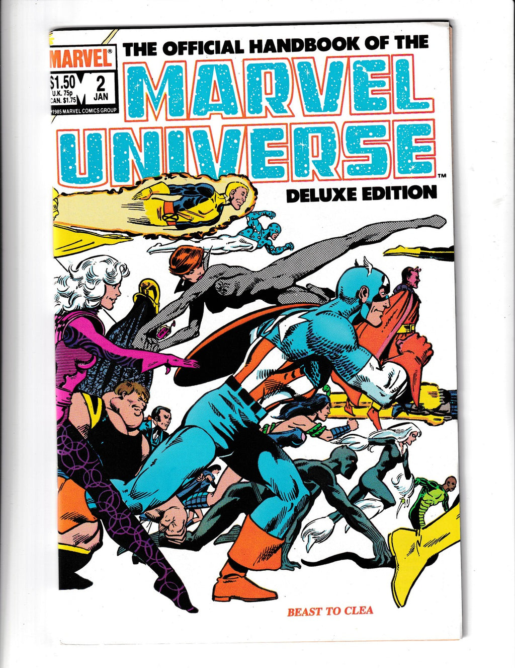 Marvel Universe #2 (1986) Deluxe Editon Marvel Comics