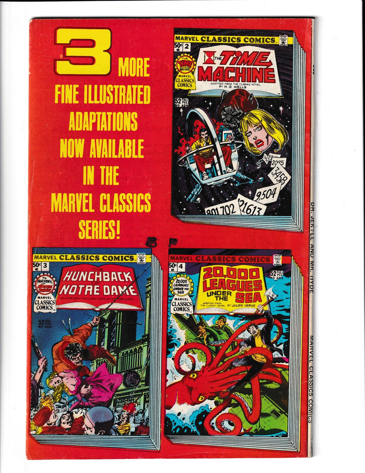 Marvel Classics Comics #1 (1976) Dr. Jekyll and Hyde Marvel Comics