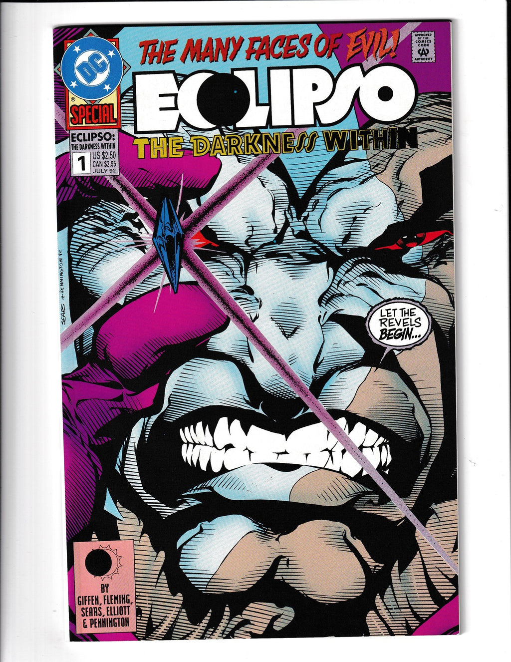 Eclipso: Darkness Within #1 (1992) 1 0f 2 DC Comics