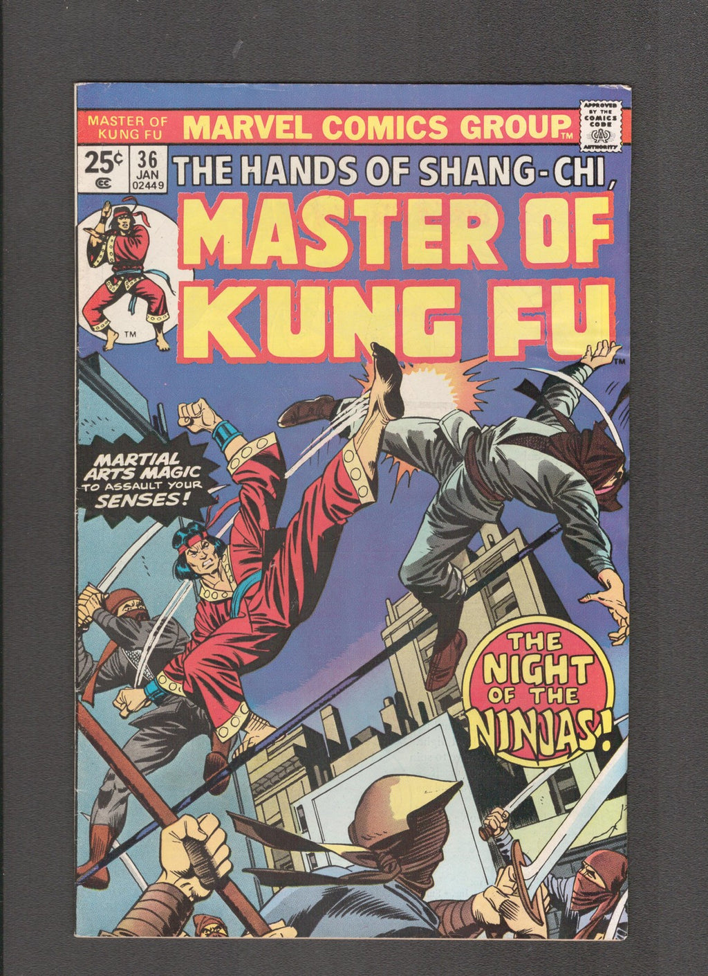 Master of Kung-Fu #36 (1976) Doug Moench, Keith Pollard Marvel Comics