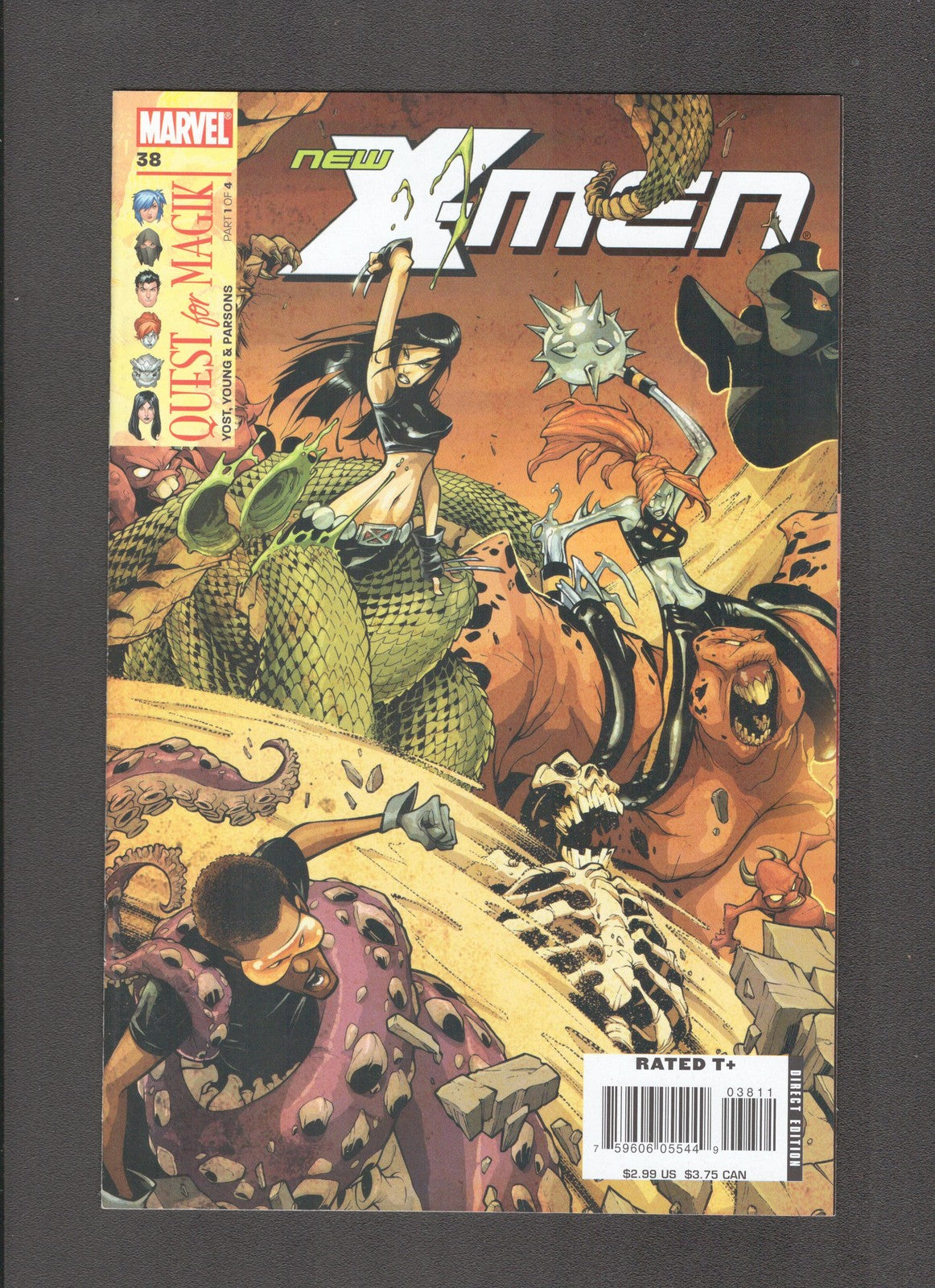 New X-Men #38 (2007) Skottie Young - Colors Marvel Comics
