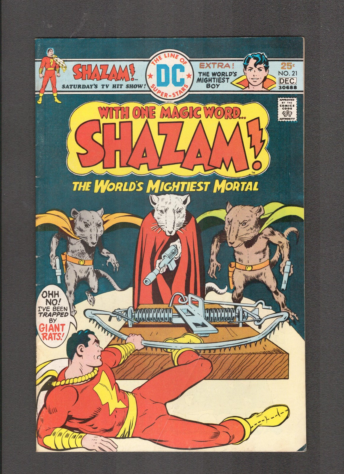 Shazam! #21 (1975) Bob Oksner DC Comics