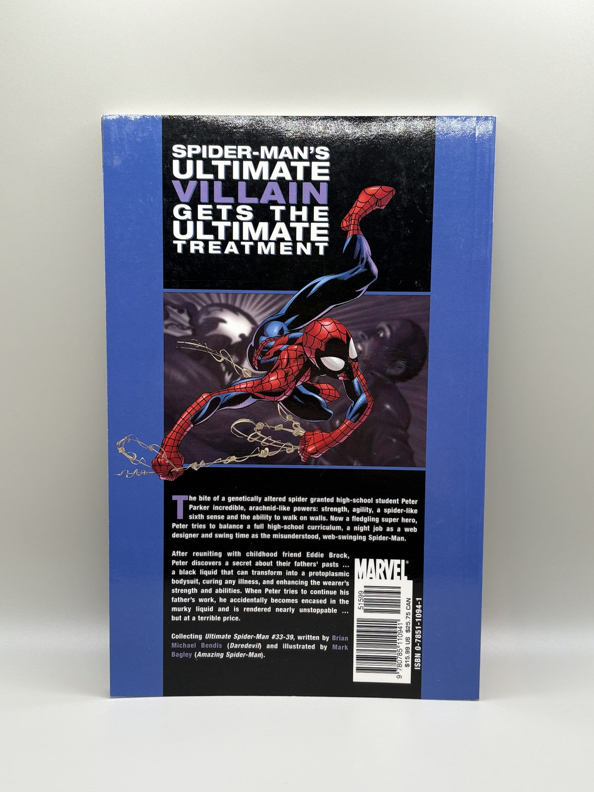 Ultimate Spider-Man #6 (2003) Venom TPB 1st Print Bendis Bagley Marvel Comics