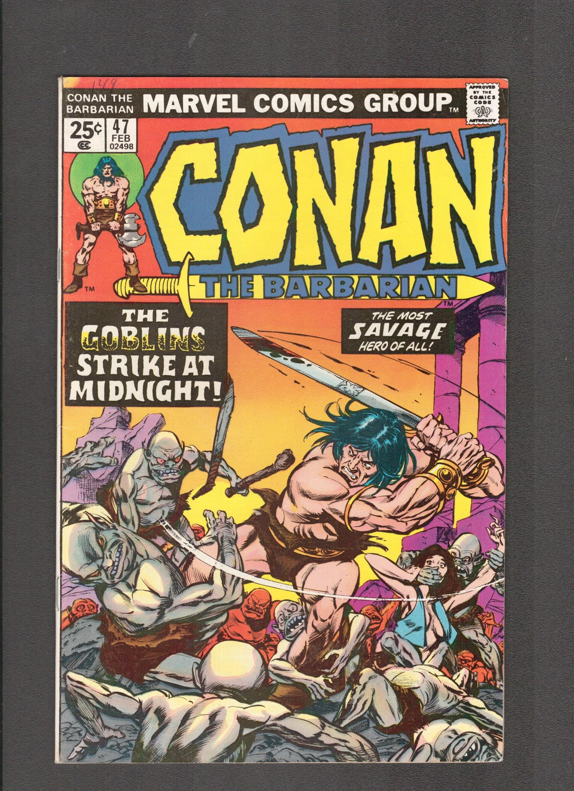 Conan the Barbarian #47 (1975) Gil Kane, Buscema Marvel Comics