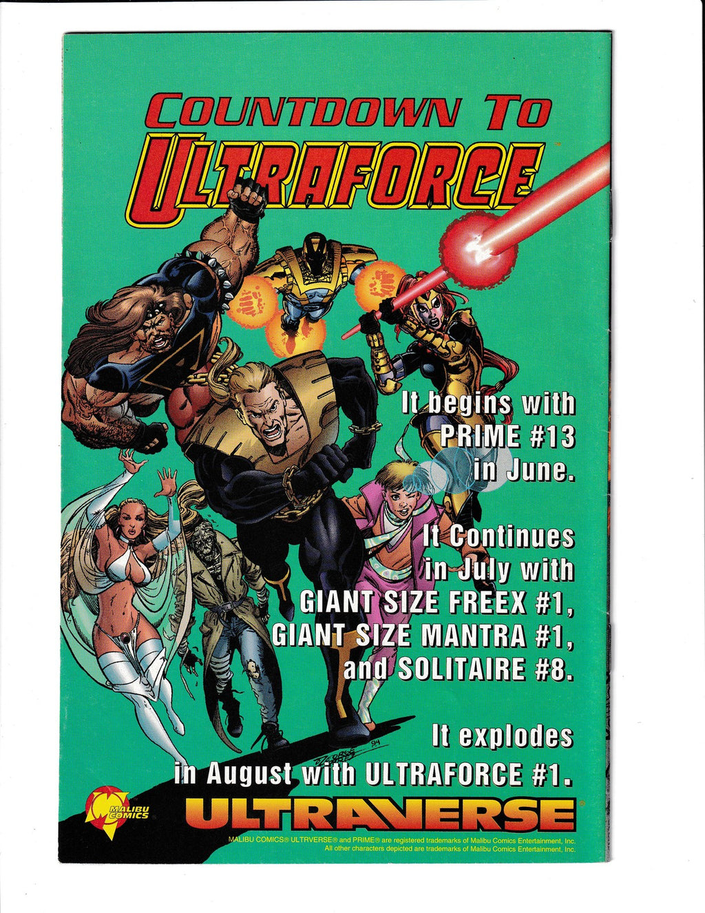 Prototype #10 (1994) Higher Grade Malibu Comics