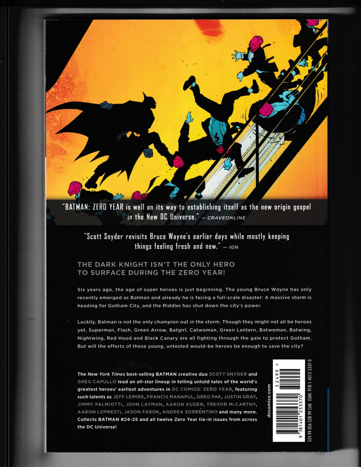 DC Comics: Zero Year #1 (2014) TPB DC Comics