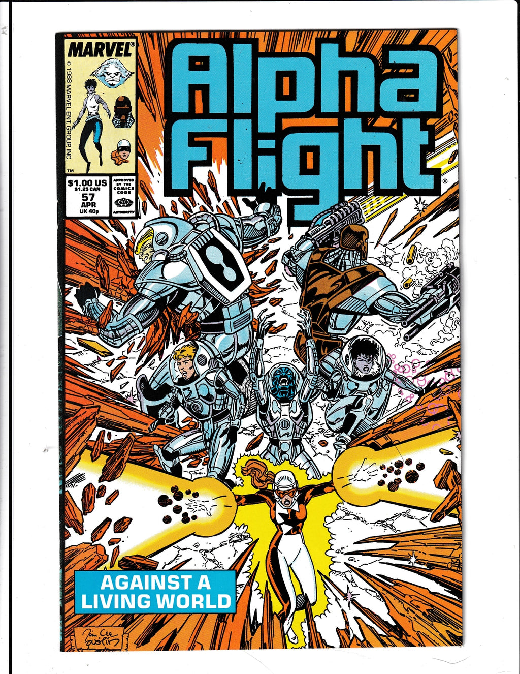 Alpha Flight #57 (1988) Marvel Comics