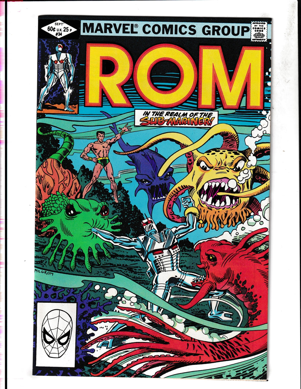 ROM #34 (1982) SpaceKnight Marvel Comics