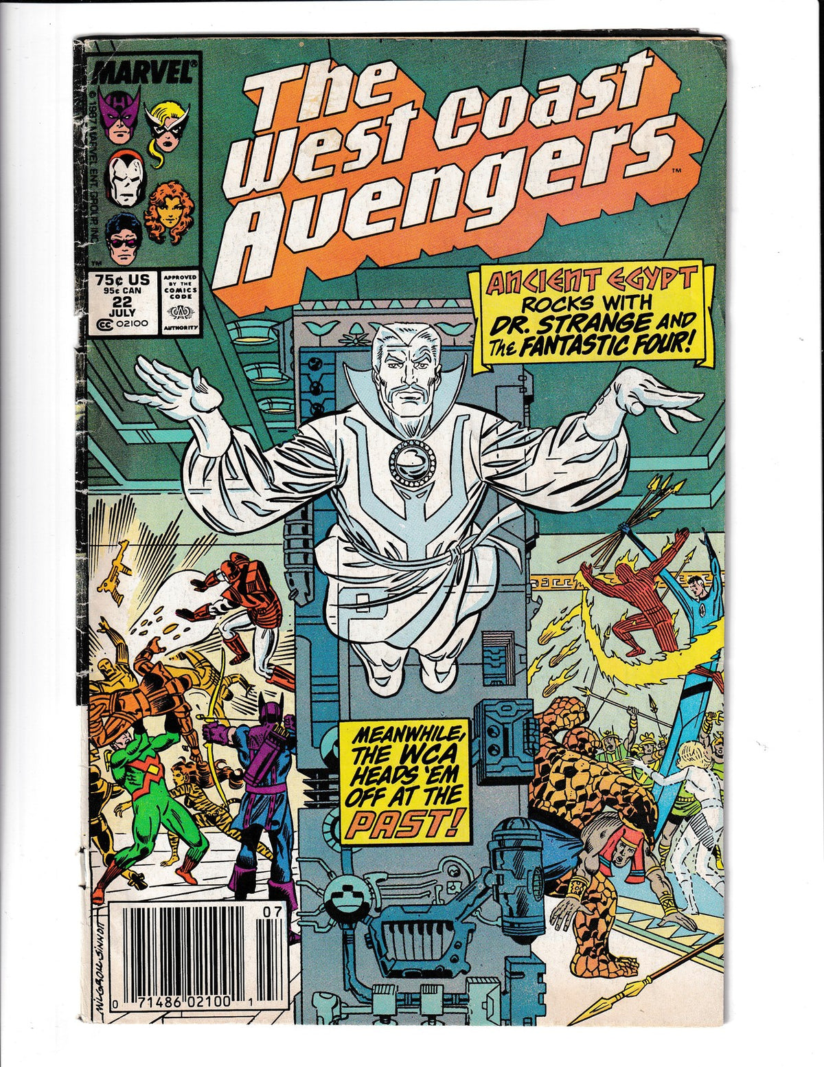 West Coast Avengers #22 (1987) Al Milgrom Marvel Comics