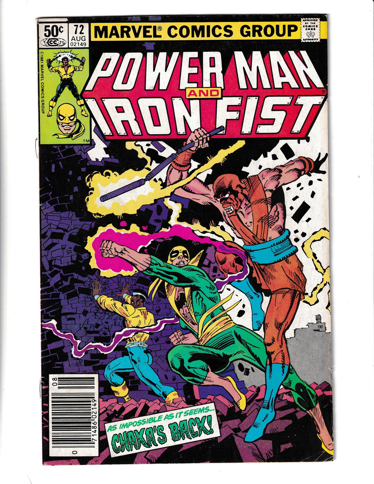 Power Man and Iron Fist #72 (1981) Marvel Comics