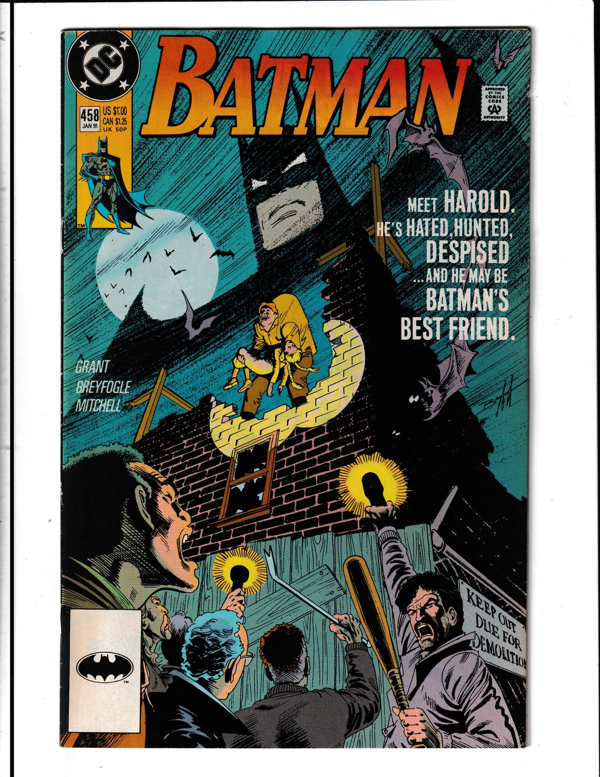 Batman #458 (1991) "NIght Monsters" DC Comics
