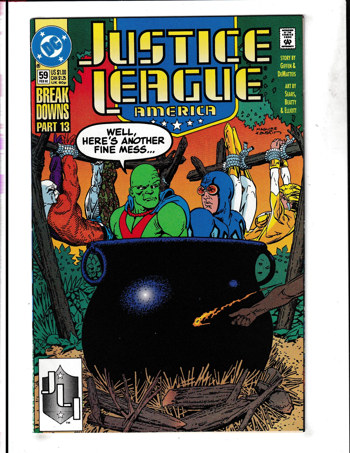 Justice League America #59 (1992) DC Comics