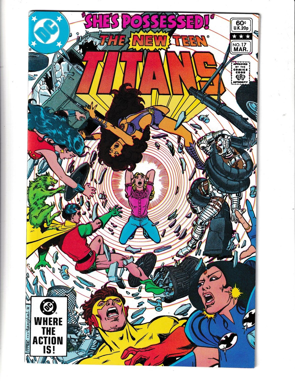 New Teen Titans #17 (1982) 1st App Francies Kane DC Comics