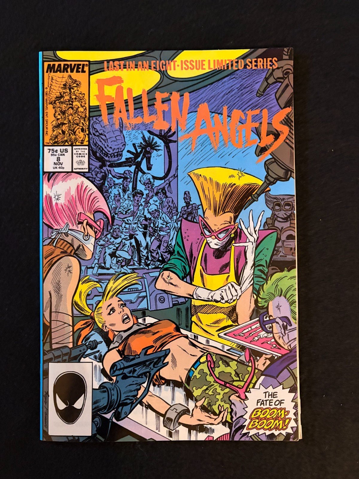 Fallen Angels- Complete Set of 8 - #1-8  (1987) Marvel