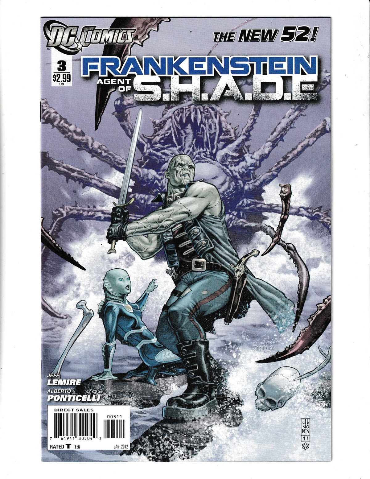 Frankenstein: Agent of S.H.A.D.E. #3 (2012) DC Comics