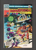 Mantech Robot Warriors #1 (1984) Dick Ayers -CDN Newstand Archie Comics