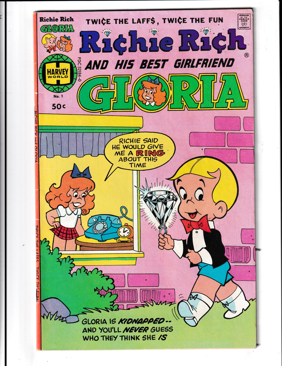 Richie Rich & Gloria #1 (1977) Harvey Comics